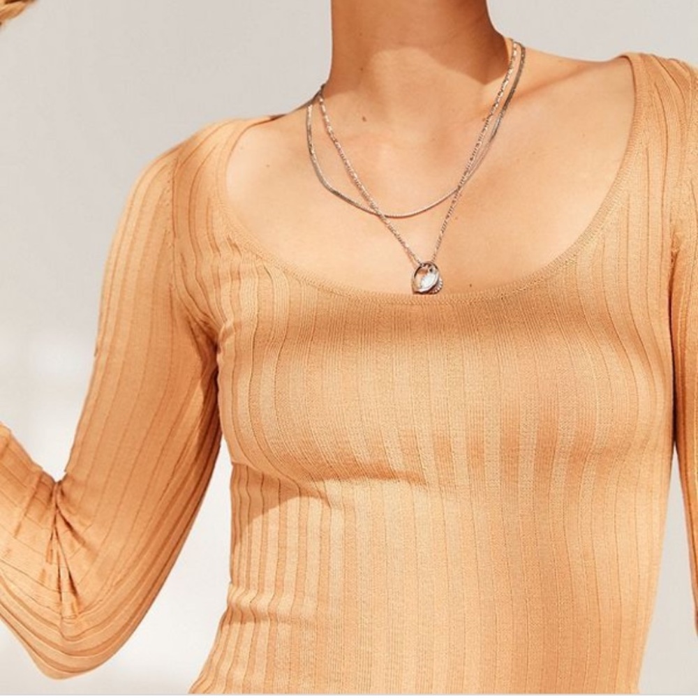 Urban Outfitters Mustard Long Sleeve Shirt